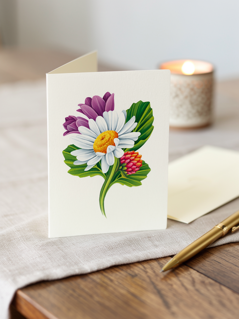 Daisy greeting card